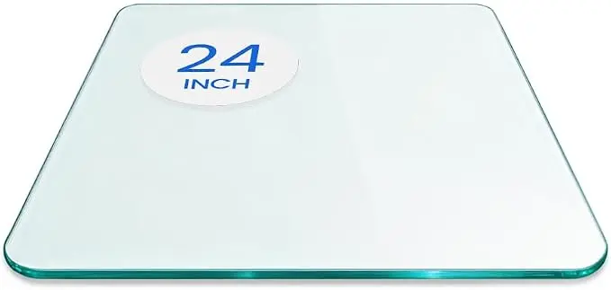 Dulles Glass 24 inch Square Glass Table Top