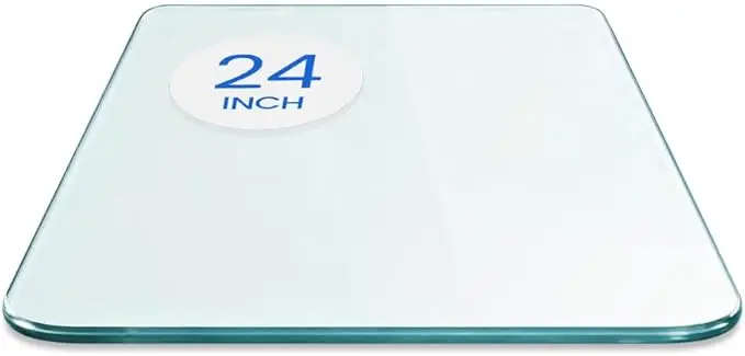 Dulles Glass 24 inch Square Glass Table Top