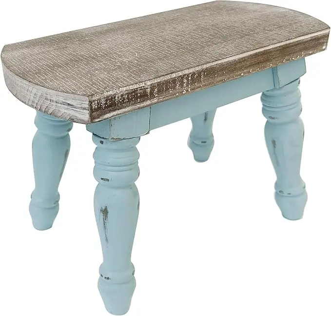 dwellington Farmhouse Wooden Step Stool