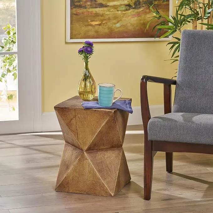 Eco-Friendly Bamboo Side Table Sustainable Material End Table