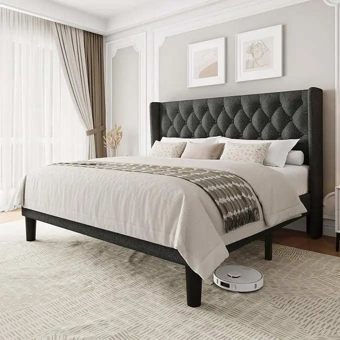 Einhomn King Size Platform Bed Frame