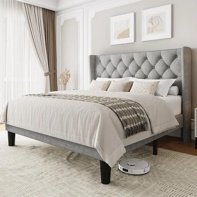 Einhomn Queen Size Platform Bed Frame