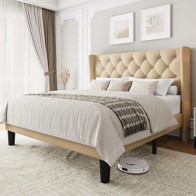 Einhomn Queen Size Platform Bed Frame