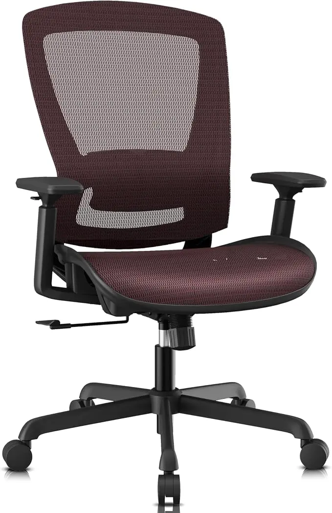 ELABEST Mesh Office Chair, Ergonomic Computer Desk Chair, Sturdy Task Chair-