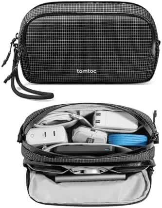 Electronic Organizer Travel Case Performance, Dual Compartment Bag