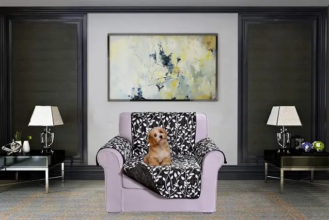 Elegant Comfort Quilted Furniture Protectors Solid and Printed Design
