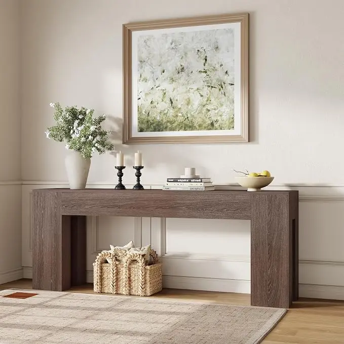 Epecoya Extra Long Sofa Console Table