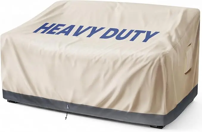 Extra Heavy Duty Outdoor Couch Cover Waterproof, Extra Large 3-Seater Patio