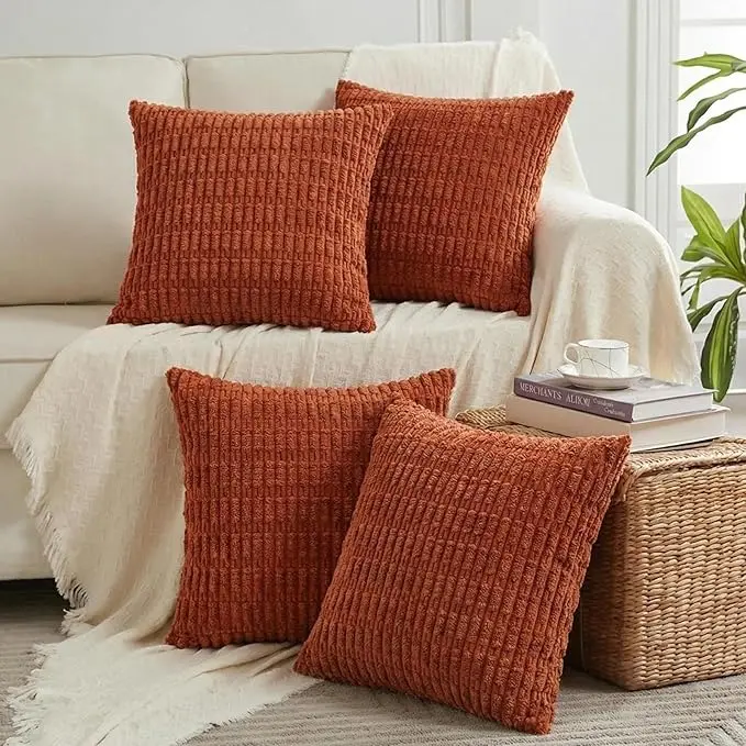 Fancy Homi 4 Packs Decorative Throw Pillow Covers