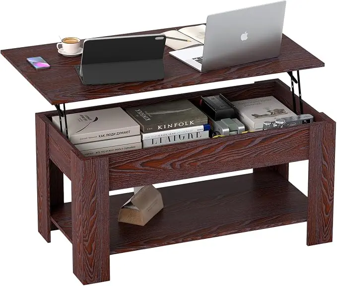 FDW 39 inch Lift Top Coffee Table