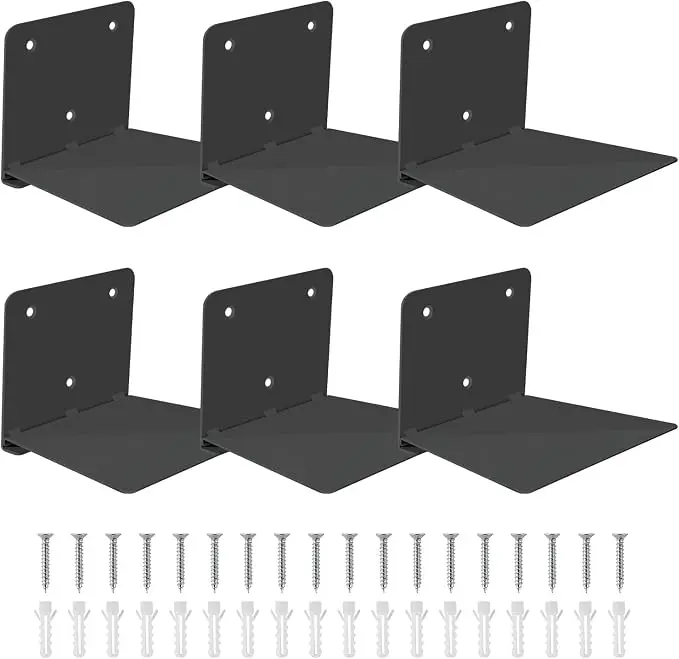 FENTEC Floating Book Shelves for Wall, Wall Mounted Invisible Floating Bookshelf