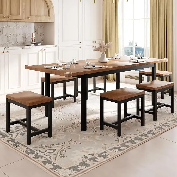 Feonase 7-Piece Dining Table Set