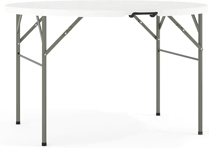 Flash Furniture Freeman 4' Round Plastic Folding Table