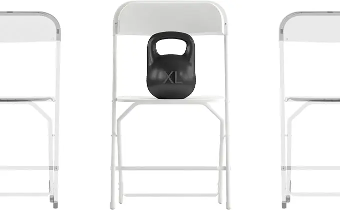 Flash Furniture Hercules Series Big & Tall Stackable Plastic Folding Chairs