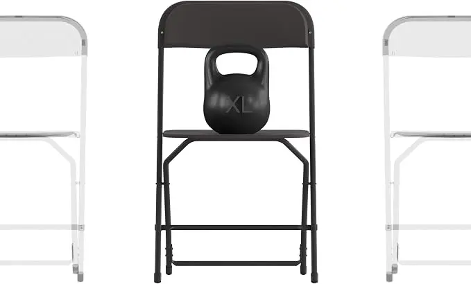 Flash Furniture Hercules Series Big & Tall Stackable Plastic Folding Chairs