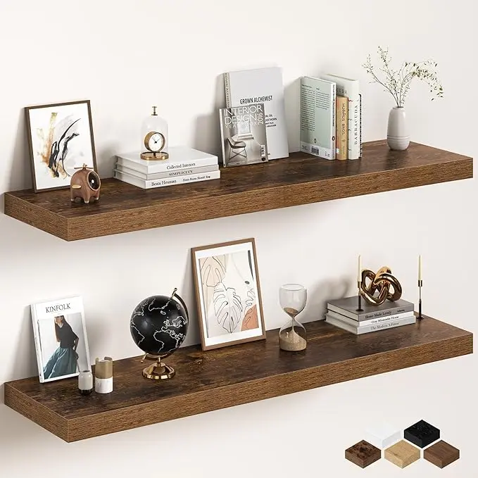 Floating Shelves 55Inch Long, 12 Inch Deep Floating Shelves