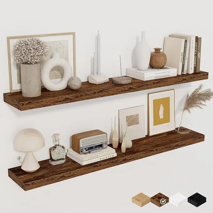 Floating Shelves for Wall, 40 Inch Floating Shelves for Home Decor, Wall