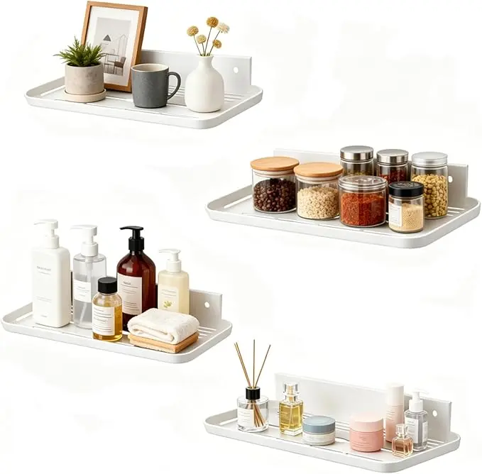 Floating Shelves for Wall, Wall Mounted Floating Shelves, Bathroom Shelf