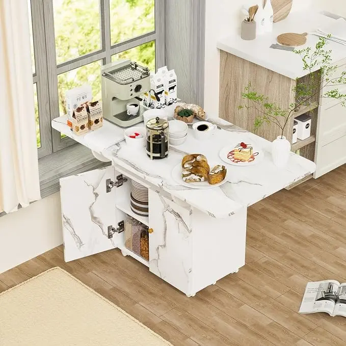Folding Dining Table for 4-6