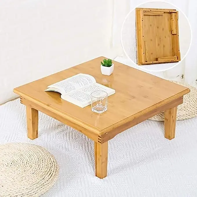 Folding Square Table, Korean Solid Wood Dining Table/Study Table/Coffee