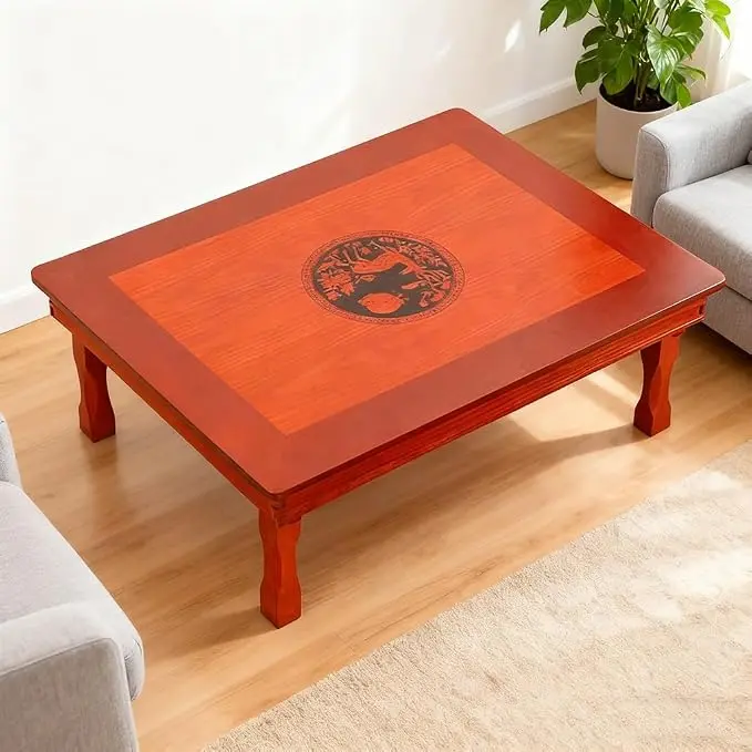 Folding Table, Korean Solid Wood Dining Table/Study Table/Coffee Table/Kang