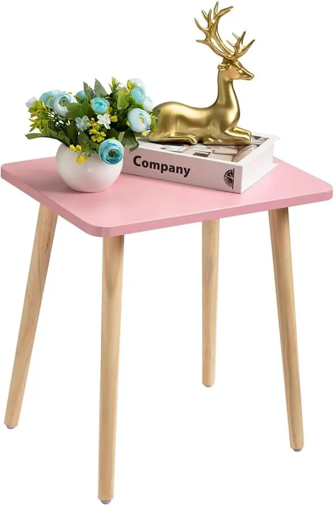 FORAOFUR Small Accent Table, Modern Mini Coffee Table