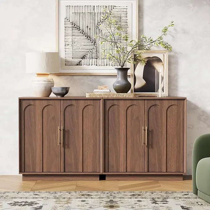 FORTUNETEC Sideboard Buffet Cabinet