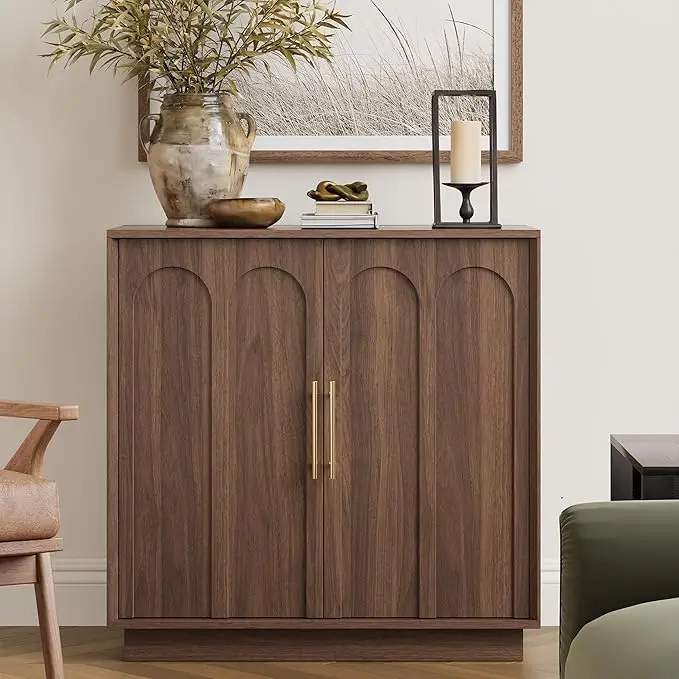 FORTUNETEC Sideboard Buffet Cabinet