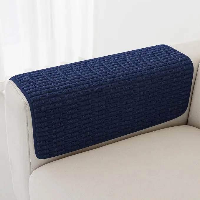 Foxdecor Couch Arm Covers Sofa Armrest Covers, Arm Chair Covers Set of 2