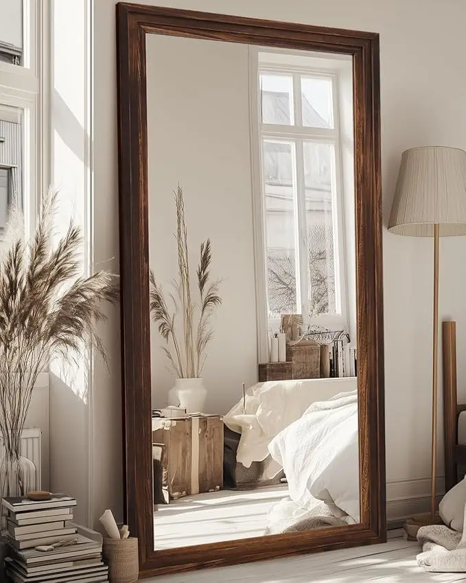 Full Length Mirror, Oversized Stand Up Mirrors Large Wall Mirrors, Wall Mounted