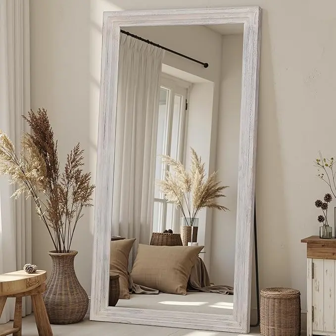 Full Length Mirror, Oversized Stand Up Mirrors Large Wall Mirrors, Wall Mounted