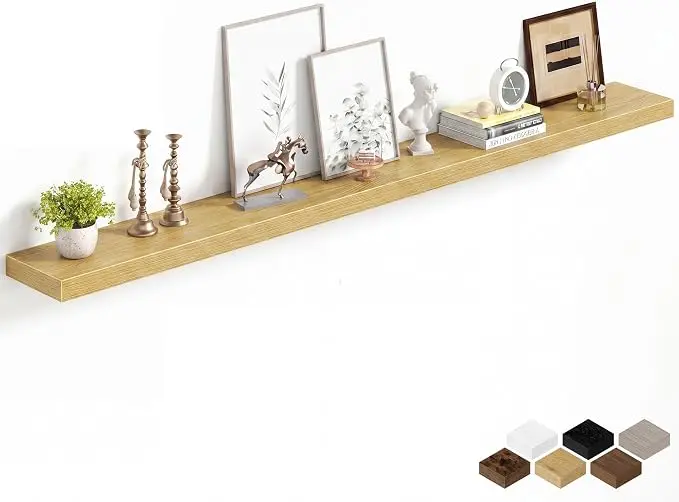 Fun Memories 67Inch Long Floating Shelves, 8 Inch Deep Shelves