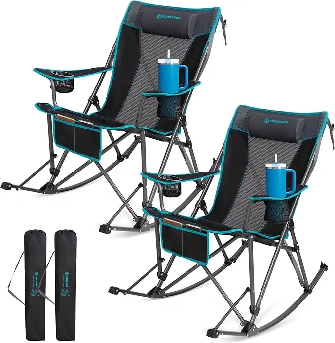 FUNDANGO Oversized Rocking Camping Chair