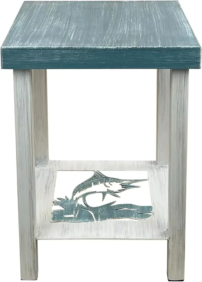Furniture Barn USA Cottage and Slate Square End Table