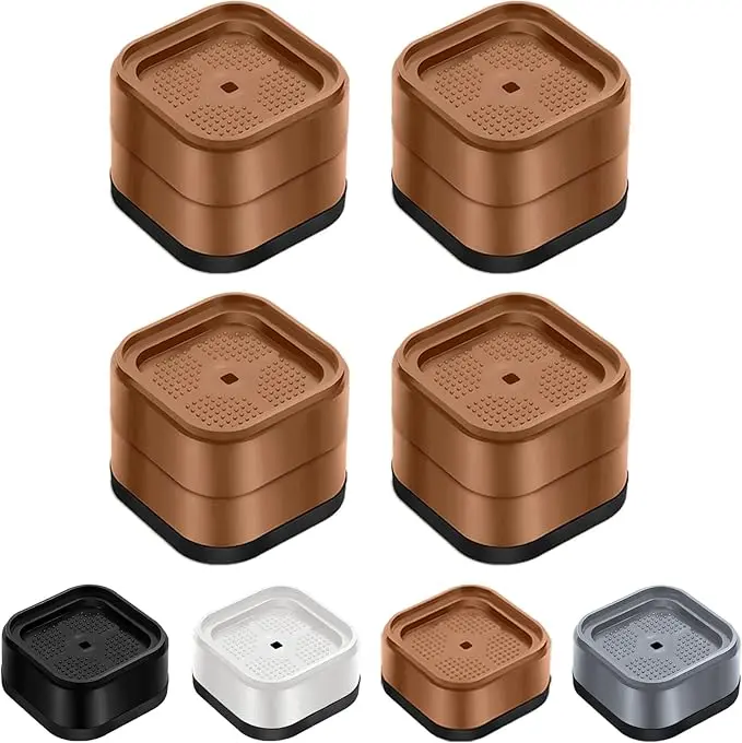 Furniture Risers Adjustable Bed Risers Heavy Duty Lifts Height 2", Square
