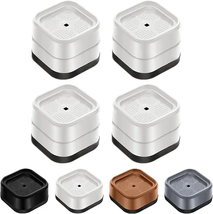 Furniture Risers Adjustable Bed Risers Heavy Duty Lifts Height 2", Square