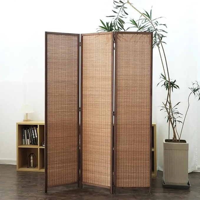 Furnnylane 3 Panel Bamboo Room Divider