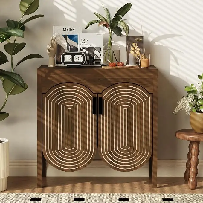 FurSch Fluted Sideboard Cabinet