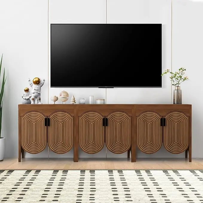 FurSch Fluted Sideboard Cabinet