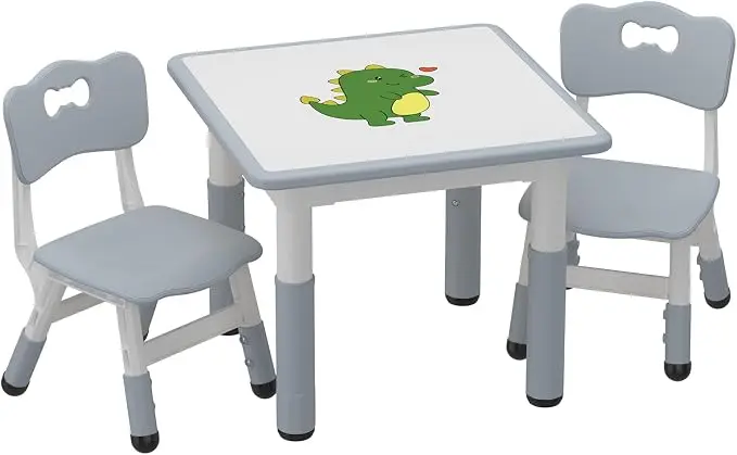 GAOMON Kids Table and 2 Chairs Set