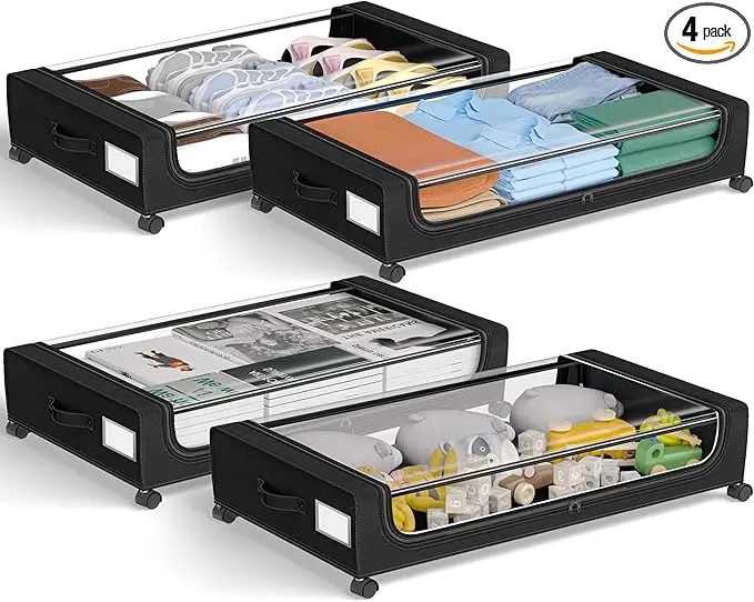 GoMaihe Under Bed Storage with Wheels