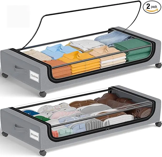 GoMaihe Under Bed Storage with Wheels