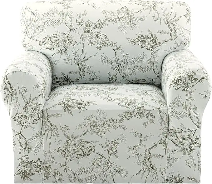 H.VERSAILTEX Printed Chair Slip Cover Floral Pattern Sofa Cover Soft