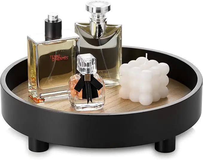 Hanobe Round Bathroom Decorative Tray