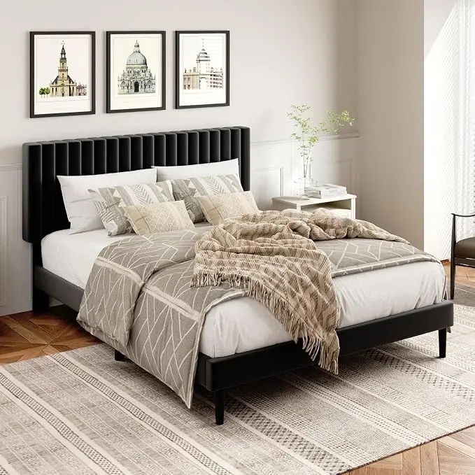 HAOARA Queen Size Platform Bed Frame