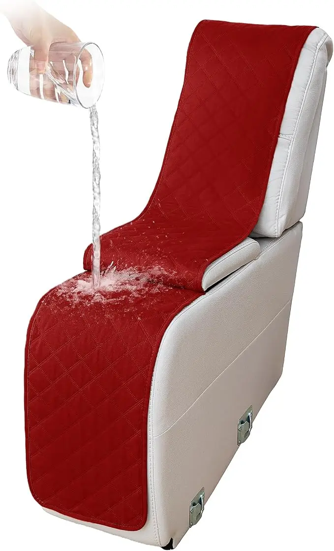 HDCAXKJ Reclining Sectional Couch Covers L Shape Recliner Sofa Middle Console