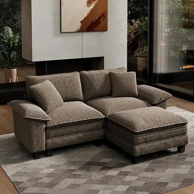 HERA'S HOUSE 88" Modular Sectional Sofa, L Shaped Couches