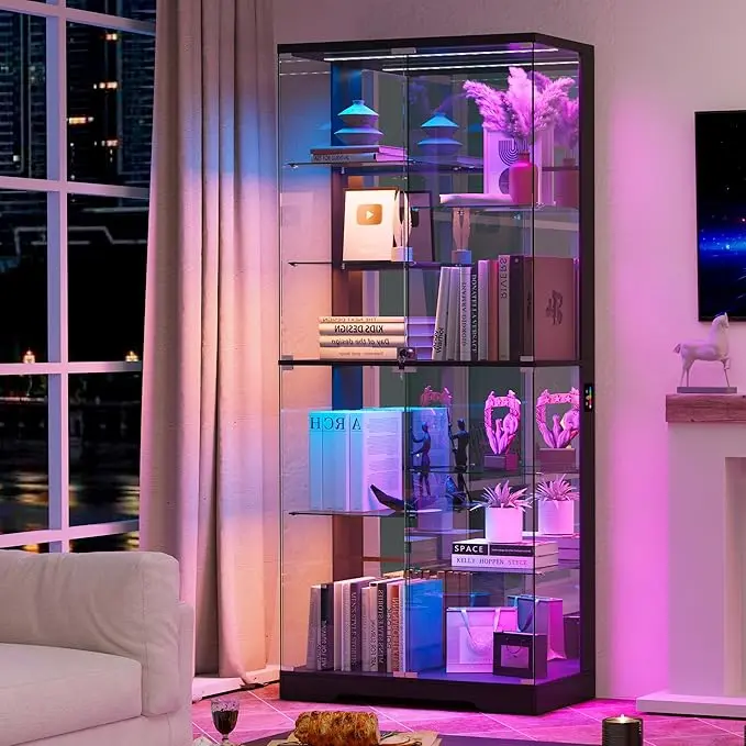 HNEBC Lighted Display Cabinet