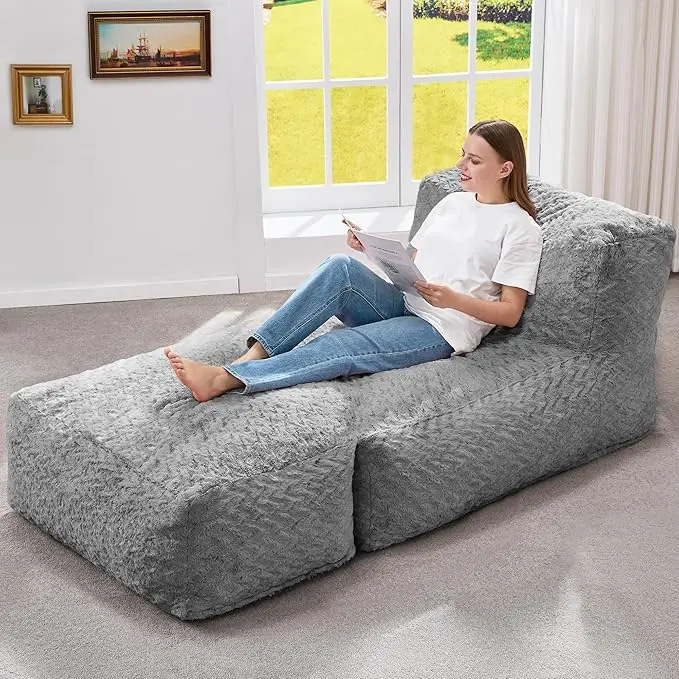 Hobestluk Bean Bag Chair Big Bean Bag Lounger