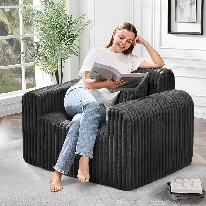 Hobestluk Single Sofa Foam Couch Sofa